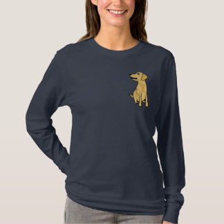 Camiseta de cão amarela AJ do filhote de cachorro