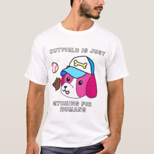 Camiseta de cão de beisebol