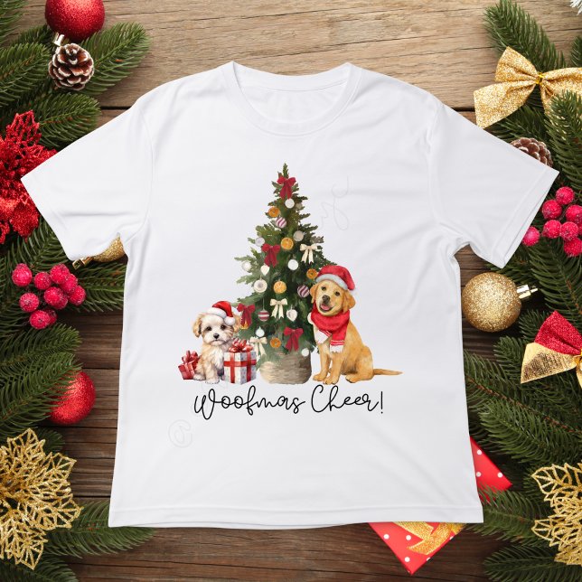 Camiseta de cão de Natal | T-Shirt de Feriado Cão (Criador carregado)