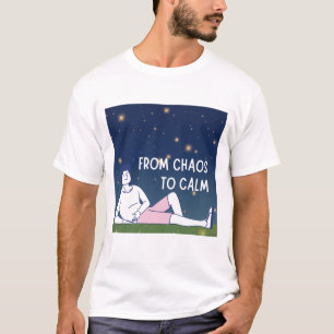 Camiseta De Caos a Calma – Obra de Arte de Cura Emocional