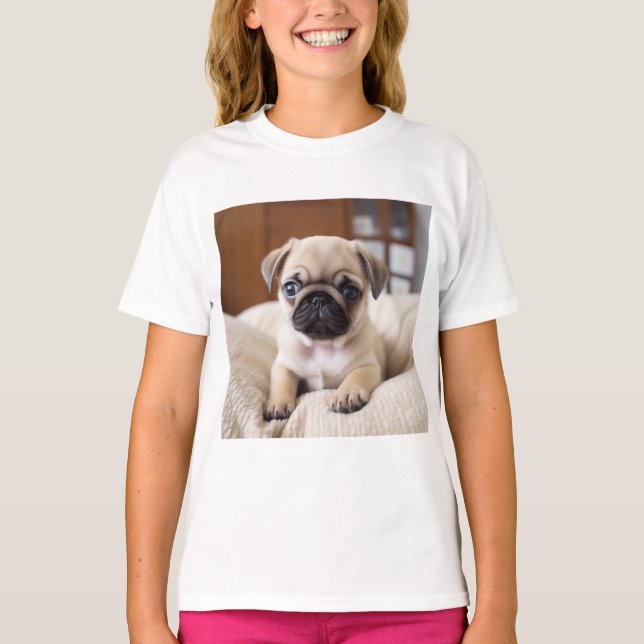 Camiseta De Cãozinho - Camisas De Animais Cuecas (Frente)