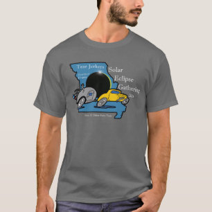 Camiseta de Capa Curta dos Homens do Eclipse