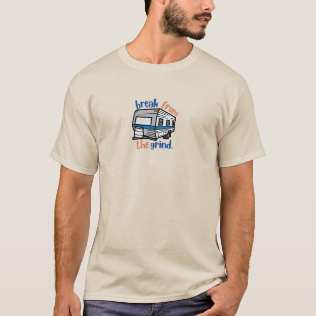 Camiseta de Caravana Vintage (Frente)