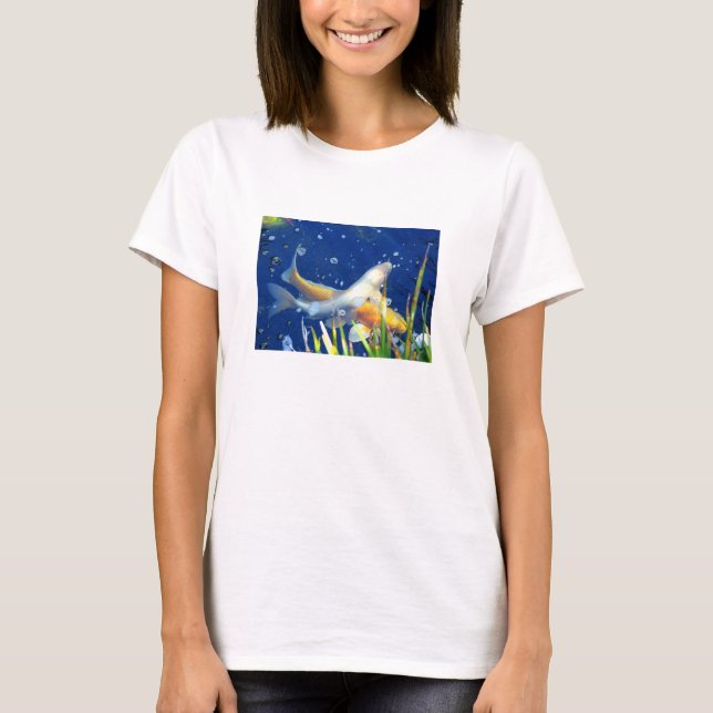 camiseta de carpa koi (Frente)
