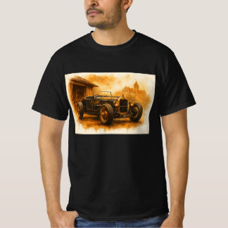 Camiseta de Carro Antigo Rustic Roadster