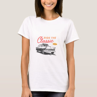 Camiseta de Carro Clássico – Gráfico de Carro Retr