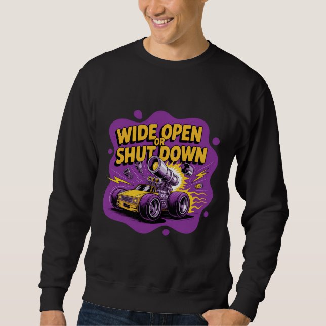 Camiseta de Carro de Corrida de Arrasta Divertida  (Frente)