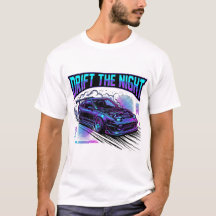 Camiseta de carro JDM "Drift The Night" | Neon Str