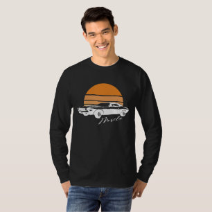 Camiseta de Carro Musculoso Americano – Homens Mul