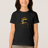 Camiseta de Cartoon Bee Honey Jar "HOME"