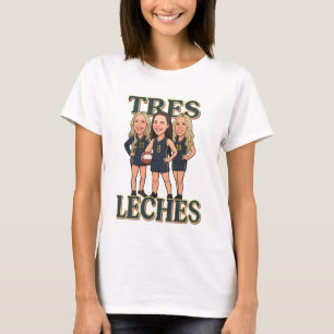 Camiseta de Cartoon de Basquete Tres Leches para M