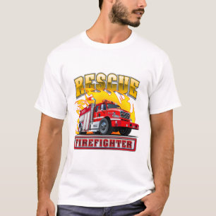 Camiseta de Cartoon Fire