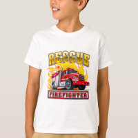 Camiseta de Cartoon Fire