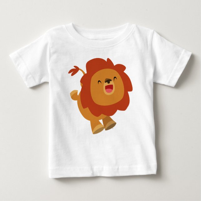 Camiseta de Cartoon Lion Baby T-Shirt (Frente)