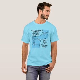 Camiseta de Cartoon Patos de Controlo de Tráfego