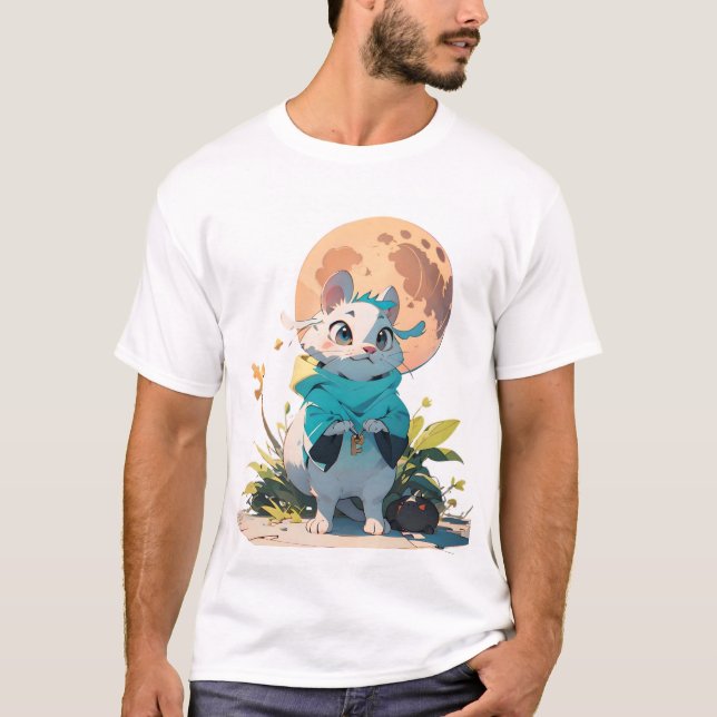 Camiseta de Cartoon Zodiac Rat (Frente)