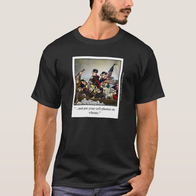 Camiseta de Cartoons Humorísticos Patriótica (Frente)