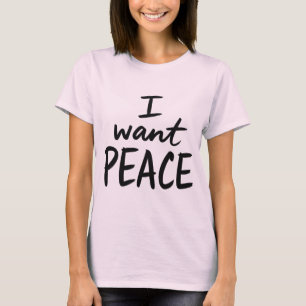 camiseta de casal “Eu Quero Paz”