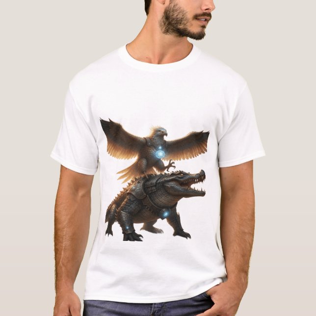 Camiseta de Cavaleiro de Dragão – Poder em Movimen (Frente)