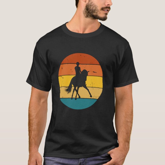 Camiseta de Cavaleiro de Equitação (Frente)