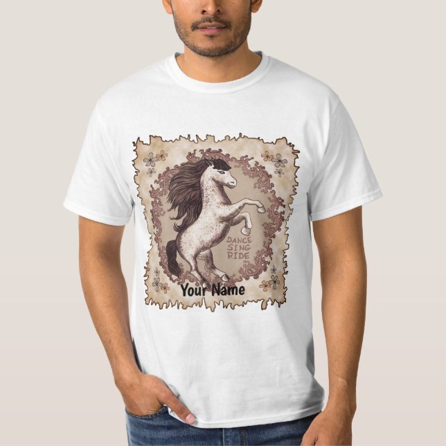 Camiseta de Cavalo Dançante (Frente)