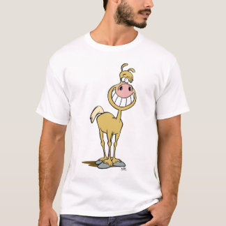Camiseta de cavalo sorridente