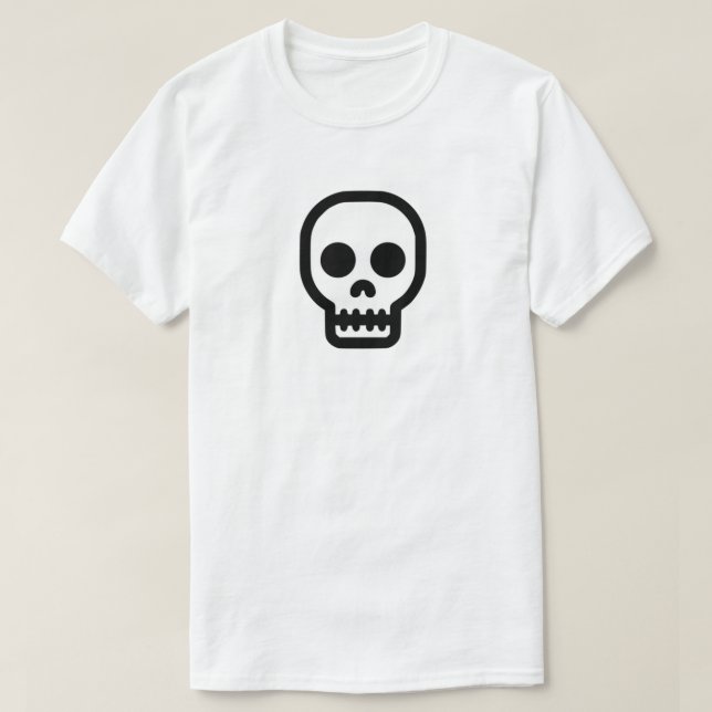 Camiseta de Caveira (Personalize!) (Frente do Design)