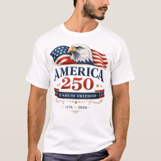 Camiseta de Celebração da Liberdade da Águia Patri