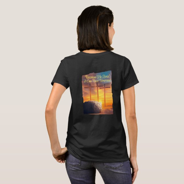 Camiseta de Celebração da Ressurreição de Páscoa (Parte Traseira Completa)