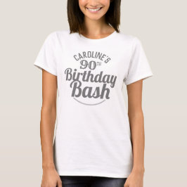 Camiseta de Celebração de 90 Anos de Idade