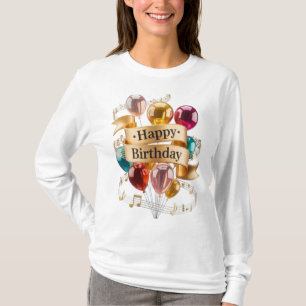 Camiseta de Celebração de Aniversário