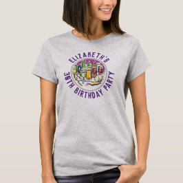 Camiseta de Celebração de Aniversário de 30 Anos
