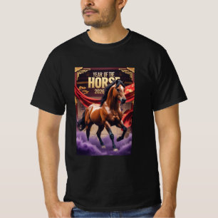 Camiseta de Celebração do Ano do Cavalo 2026
