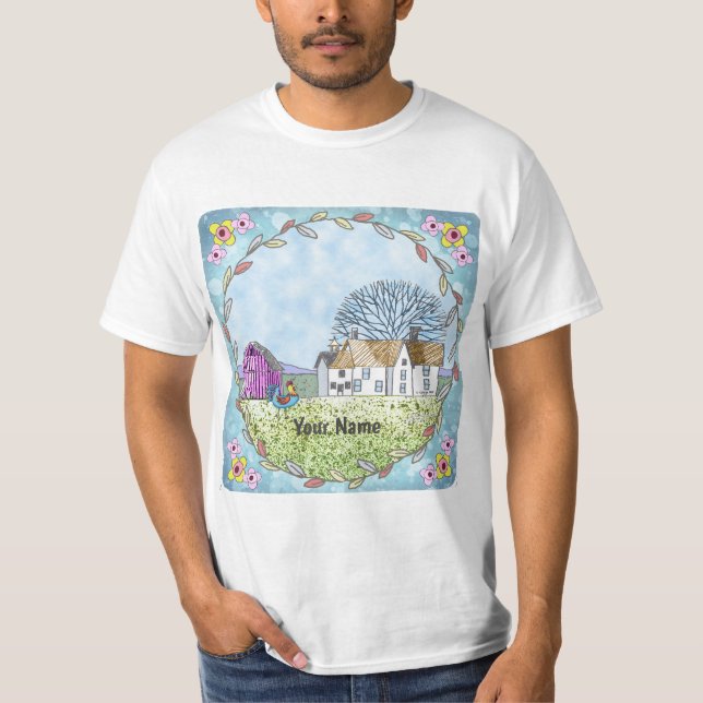 Camiseta de Cena de Celeiro (Frente)