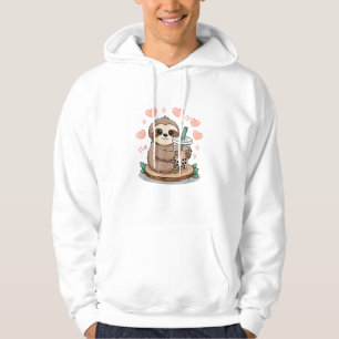 Camiseta de Chá de Bolhas de Preguiça Chá de Bolha