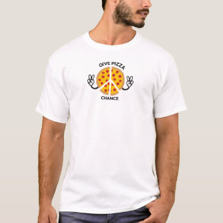 Camiseta Dê Chance à Pizza