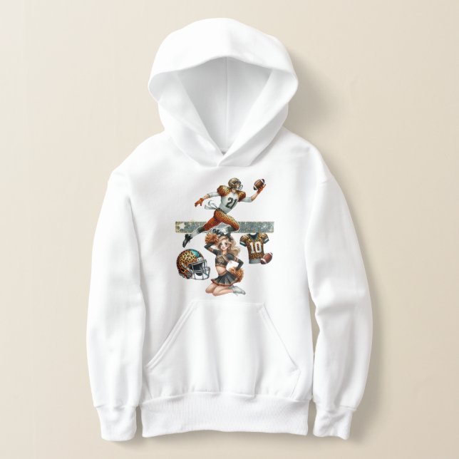 Camiseta de Cheerleader de Futebol com Estampa de  (Postura )