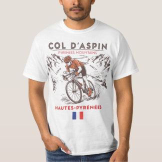 Camiseta de Ciclismo Col d'Aspin | Montanhas Piren