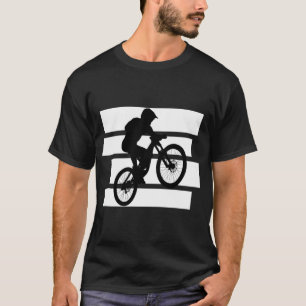 Camiseta de Ciclismo com Silhueta de Bicicleta de 