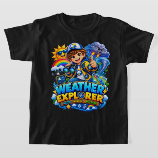 Camiseta de Ciência STEM para Crianças Exploradora