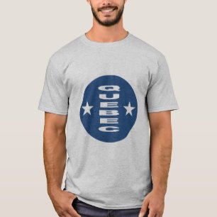 Camiseta de Cinza QUEBEC para homens
