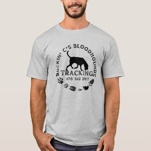 Camiseta de Cinzas de Bloodhound Black Rockin C (Frente)