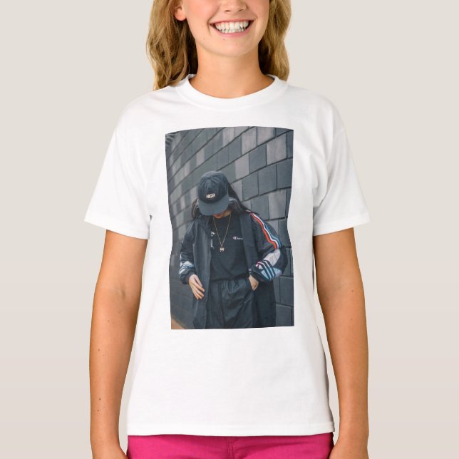 Camiseta de citação de mentalidade positiva  (Frente)