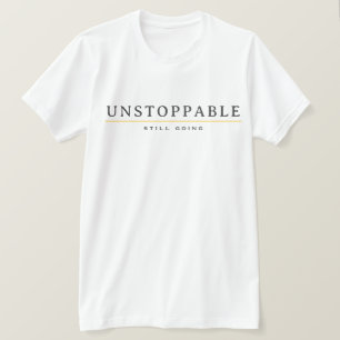 Camiseta de Citação de Motivação Mínima INSTOPPÁVE