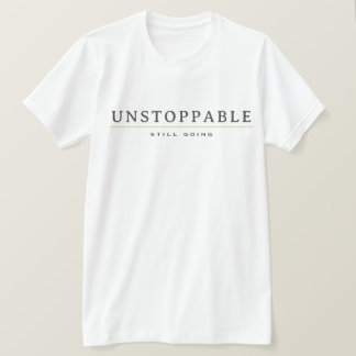 Camiseta de Citação de Motivação Mínima INSTOPPÁVE