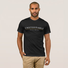 Camiseta de Citação de Motivação Mínima INSTOPPÁVE