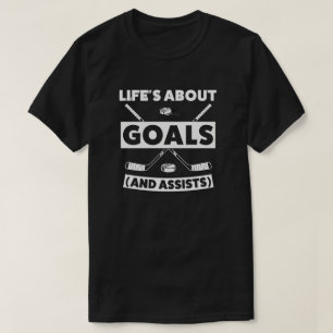 Camiseta de Citação do Espírito de Equipe de Hóque