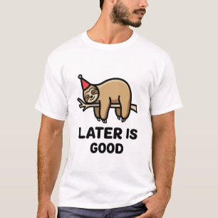 Camiseta de Citação Engraçada com Ícone Mínimo