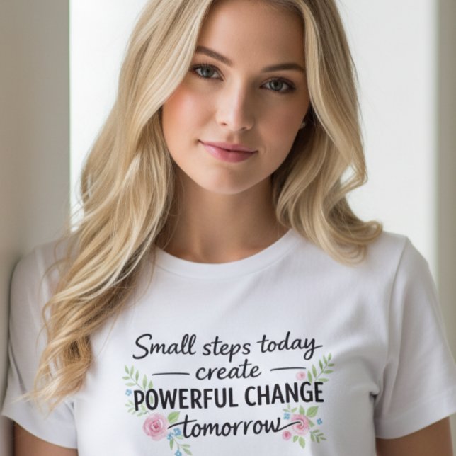 Camiseta de Citação Inspiradora (Criador carregado)