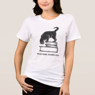 Camiseta de Citação Inspiradora para Amantes de Li
